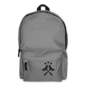Bratwurst Grillen - Rucksack - Mittelgrau - Vorne