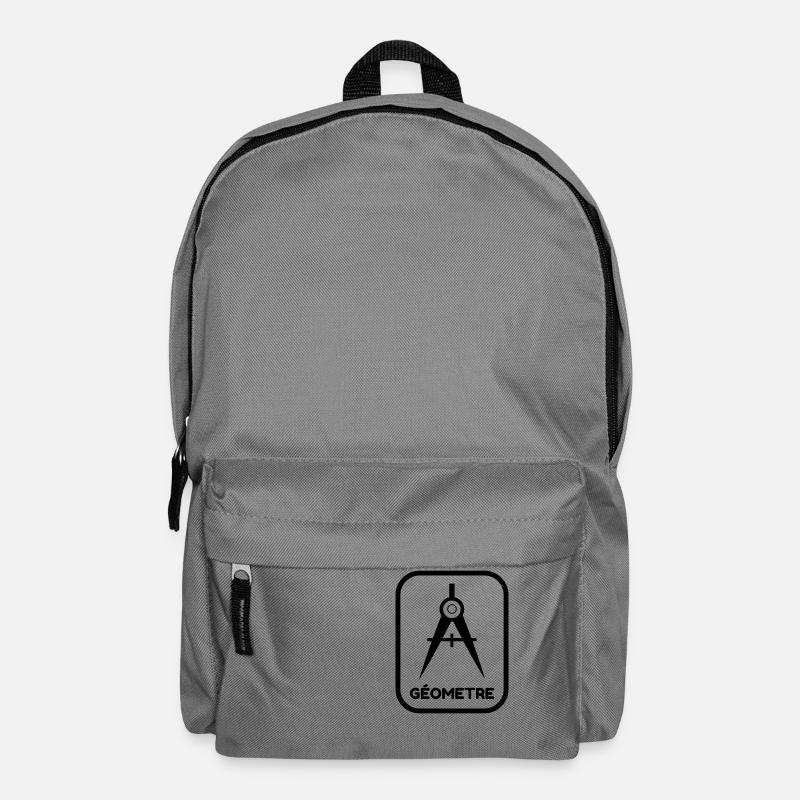 géomètre / topographe / topographie / geometre - Sac à dos - gris éléphant