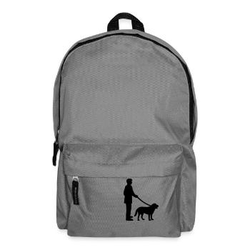 Dog walk - Backpack - elephant grey - Front