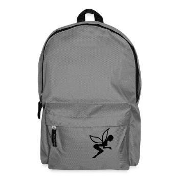 fairy tales tail fable girl fly - Backpack - elephant grey - Front