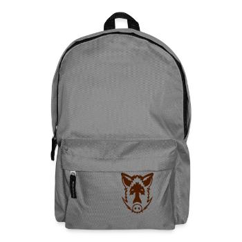 sanglier tete animal 2909 - Sac à dos - gris éléphant - Devant