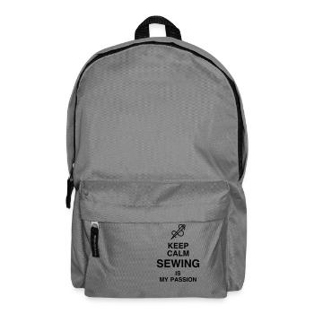 Couture / Couturière / Couture / Fashion - Sac à dos - gris éléphant - Devant