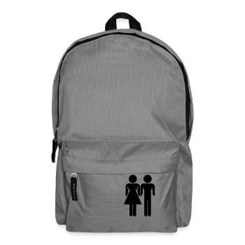 Woman And Man - Rucksack - Mittelgrau - Vorne