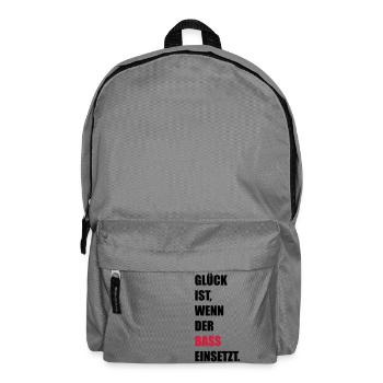 Musik - Rucksack - Mittelgrau - Vorne