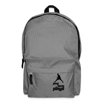 Ping Pong Playa (Vector) - Rucksack - Mittelgrau - Vorne