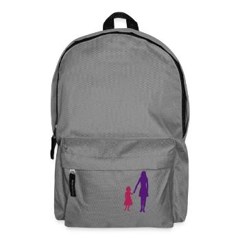 mutter muttertag mama und tochter muttertag kind m - Rucksack - Mittelgrau - Vorne