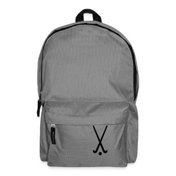 feldhockey_silhouette_f1 - Rucksack - Mittelgrau - Vorne