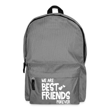 we are best friends forever i 1c - Backpack - elephant grey - Front