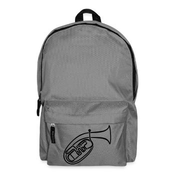 Tenorhorn 1-farbig - Rucksack - Mittelgrau - Vorne