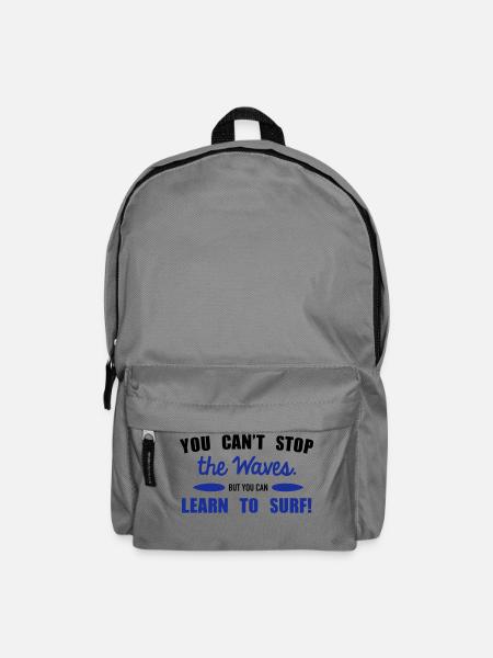 Learn to surf - Backpack - elephant grey