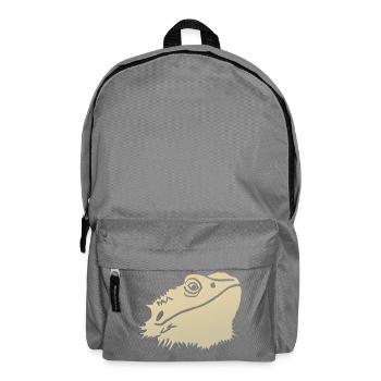 Bartagame Bearded Dragon - Rucksack - Mittelgrau - Vorne