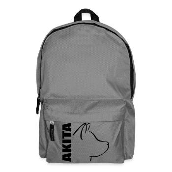 AKITA PROFILE - Backpack - elephant grey - Front