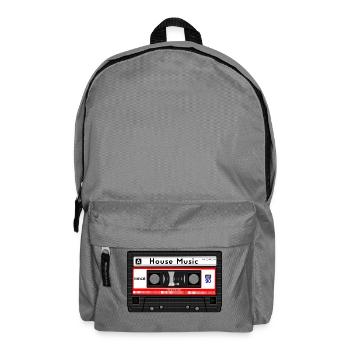 HOUSE MUSIC CASSETTE - Backpack - elephant grey - Front
