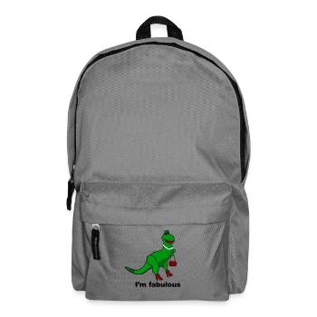 Fabulous Dinosaur - Backpack - elephant grey - Front