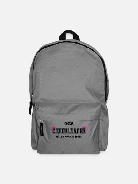 CheerleaderCollection Nur ein Spiel | Schwarz qUv - Rucksack - Mittelgrau