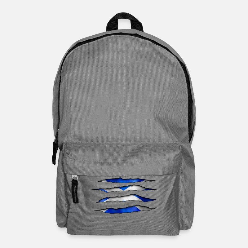 Schottland Aufgerissen 003 AllroundDesigns - Rucksack - Mittelgrau