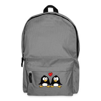 2 est tombé pingus :) - Sac à dos - gris éléphant - Devant