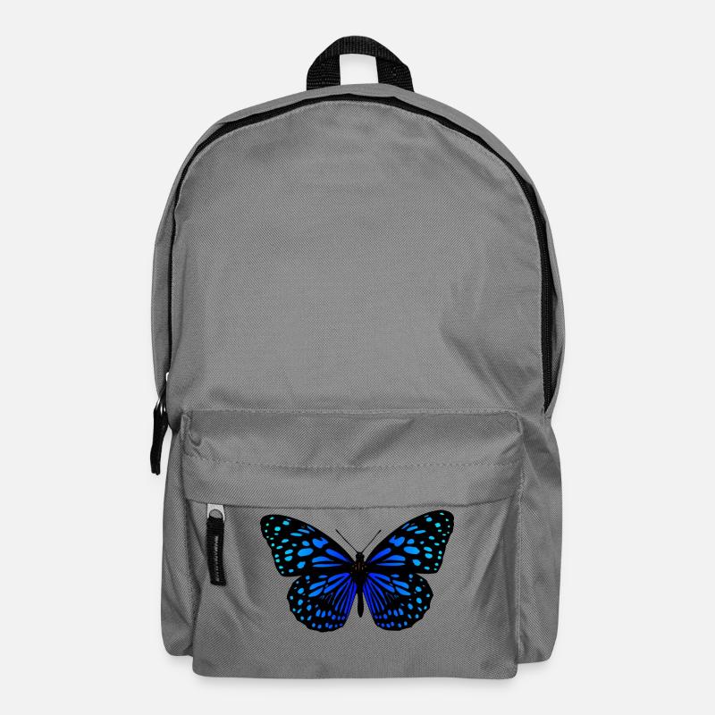 Schmetterling - Rucksack - Mittelgrau