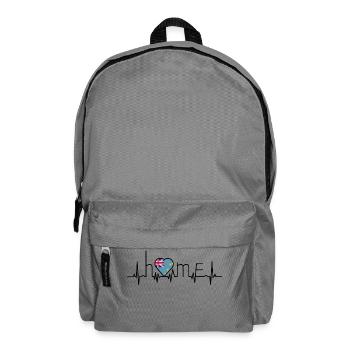 i love home Tuvalu - Backpack - elephant grey - Front