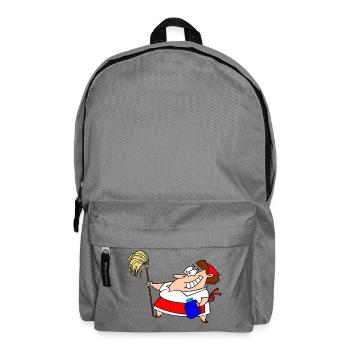 femme de ménage - Sac à dos - gris éléphant - Devant