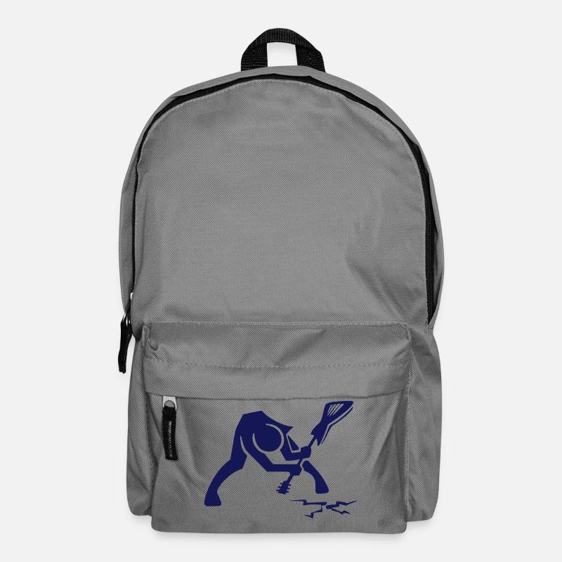 Breaking my guitar. - Rucksack - Mittelgrau