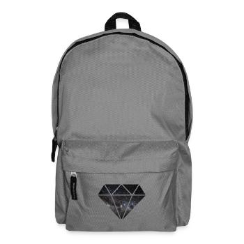 Diamant dans l'espace - Sac à dos - gris éléphant - Devant