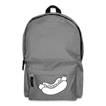 hotdog hot dog sausages fast food fastfood10 - Rucksack - Mittelgrau - Vorne
