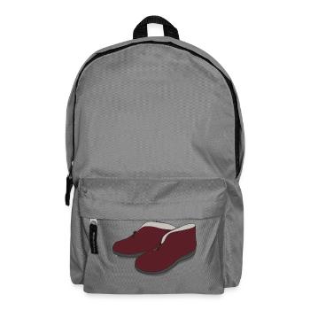 Hausschuhe - Rucksack - Mittelgrau - Vorne