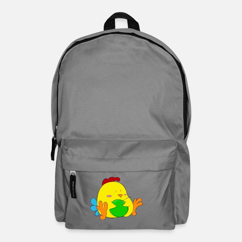 Hähnchen - Rucksack - Mittelgrau