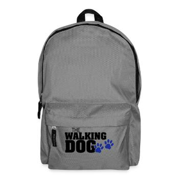 The Walking Dog empreinte de patte - Sac à dos - gris éléphant - Devant