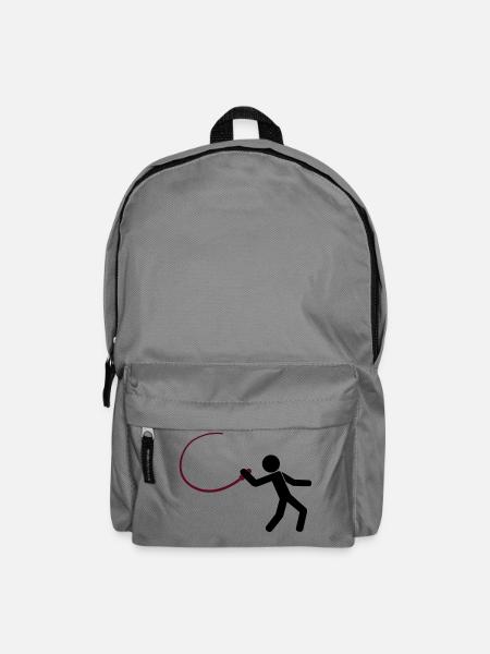 M8 mit Peitsche - Rucksack - Mittelgrau