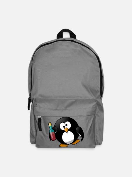 Drunk Tux - Rucksack - Mittelgrau