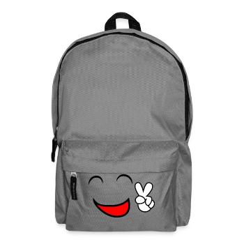Smiley - Backpack - elephant grey - Front