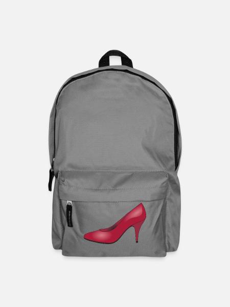 schuhe highheels schoes flipflops boots stiefel36 - Rucksack - Mittelgrau