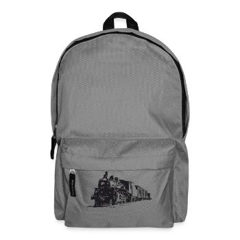 Vintage Zug - Rucksack - Mittelgrau - Vorne