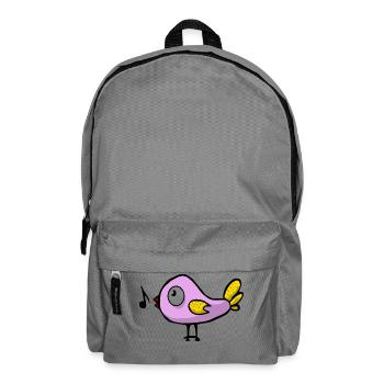 bird bird voegel animal animals7 - Backpack - elephant grey - Front