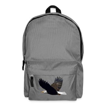 adler eagle bussard falke habicht hawk falcon11 - Rucksack - Mittelgrau - Vorne