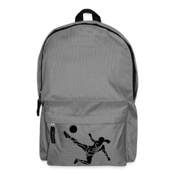 Soccer female eu - Backpack - elephant grey - Front