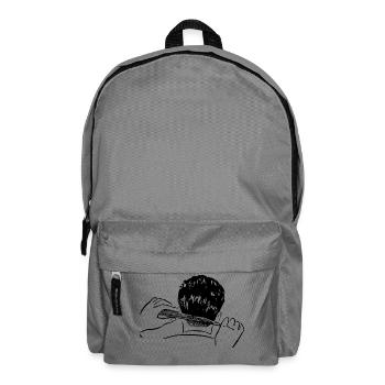coiffeur de coiffeur de coiffeur de coiffeur salon de coiffure divulgue b - Sac à dos - gris éléphant - Devant