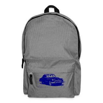 Old Timer in blau - Rucksack - Mittelgrau - Vorne