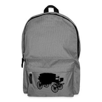 carriage - Backpack - elephant grey - Front