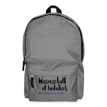 Wissenschaft ist fantastisch - Rucksack - Mittelgrau - Vorne