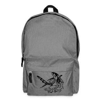 Feuer Hai - Rucksack - Mittelgrau - Vorne