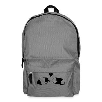 Meerschwein Love - Rucksack - Mittelgrau - Vorne