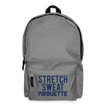 Ballet Gift Stretch - Sweat - Pirouette - Backpack - elephant grey - Front