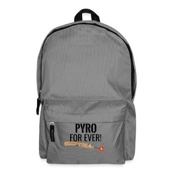 Pyro For Ever Black - Backpack - elephant grey - Front