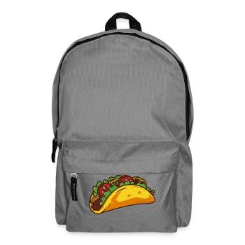 Taco Tacos Burrito Nourriture Nachos Fiesta Mexique - Sac à dos - gris éléphant - Devant