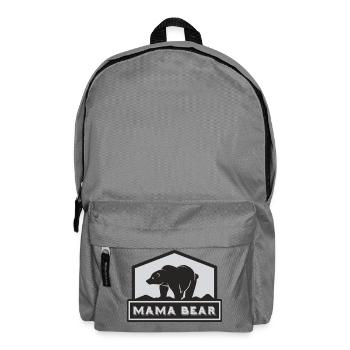 Mama Bear - Bärenmama lustiges Geschenk Muttertag - Rucksack - Mittelgrau - Vorne