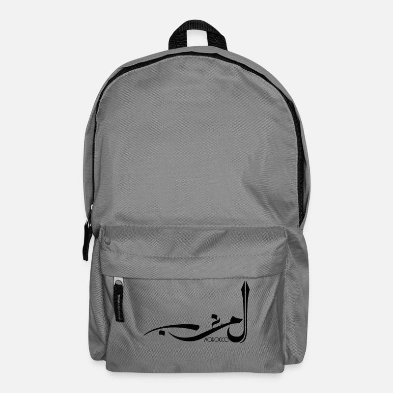 Chemise Maroc en calligraphie arabe - Sac à dos - gris éléphant