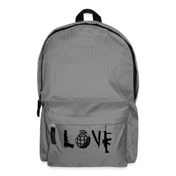 AMOUR - Sac à dos - gris éléphant - Devant